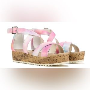 NWB‎ Jelly Pop Girls Calla Lily Wedge Size 5M